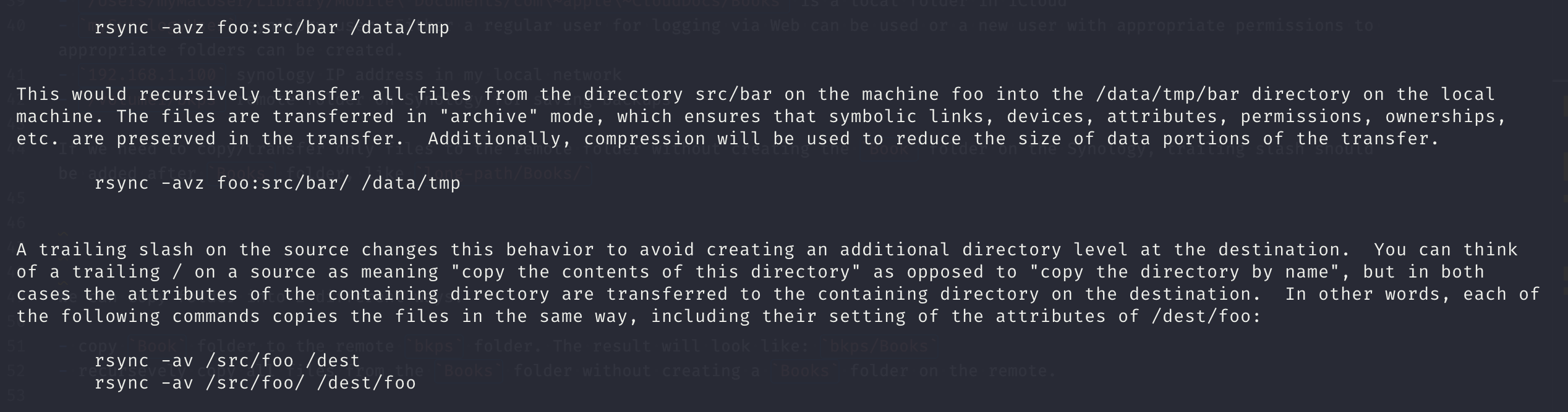 rsync-documenations